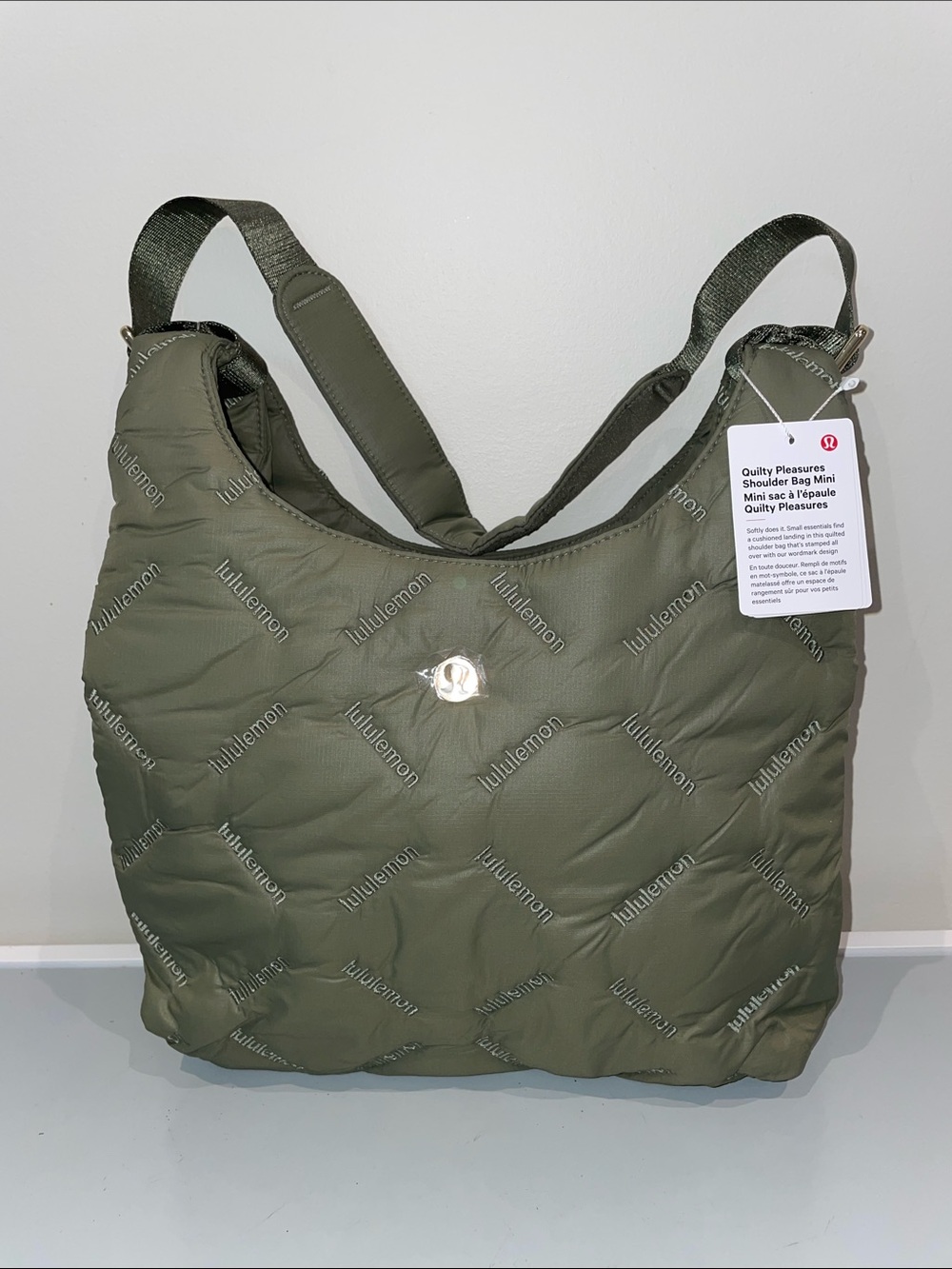 lululemon athletica Quilty Pleasures Shoulder Bag Mini 5L Bay Leaf NWT